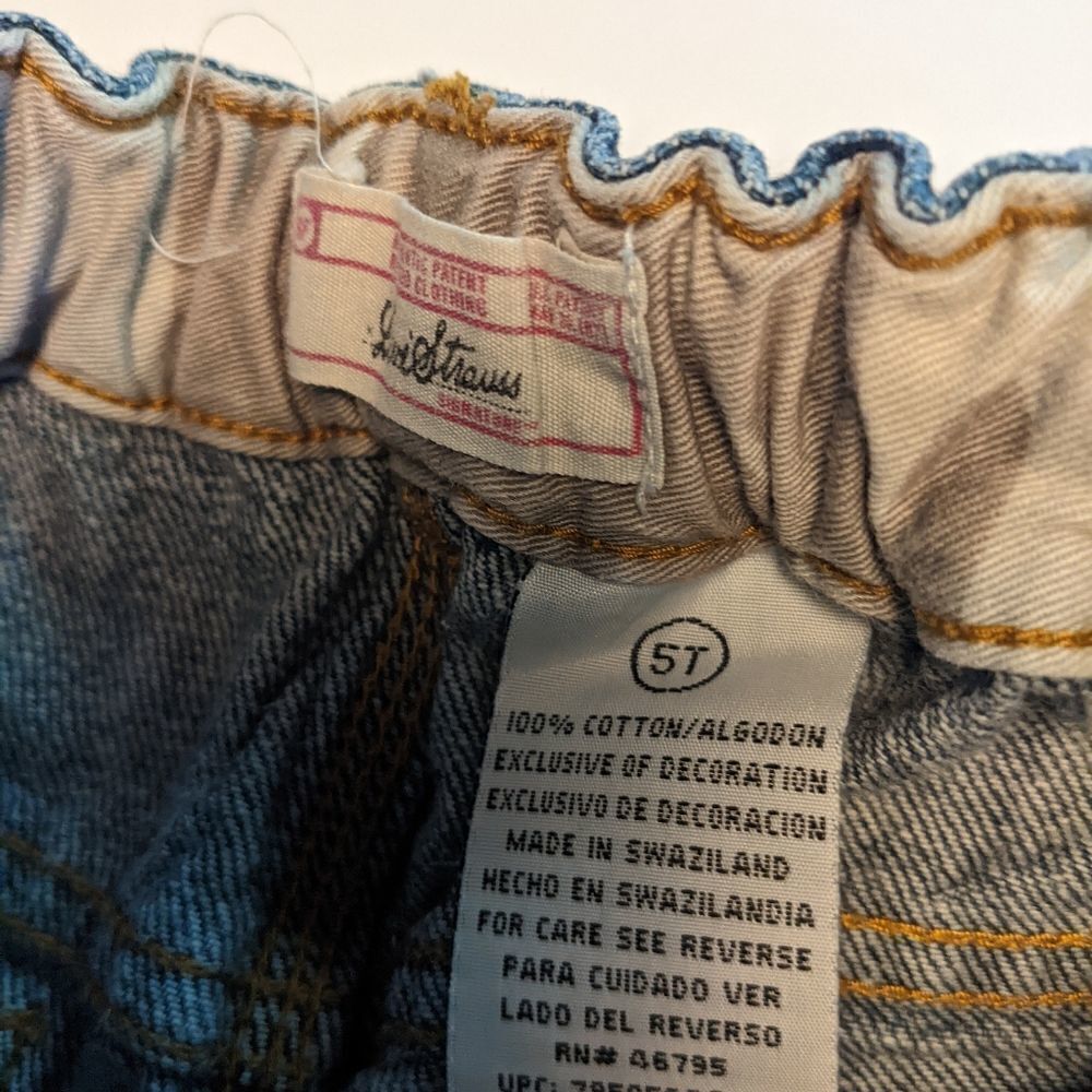 Levi's retro carpenter jeans size 5T‎ - Picture 5 of 6